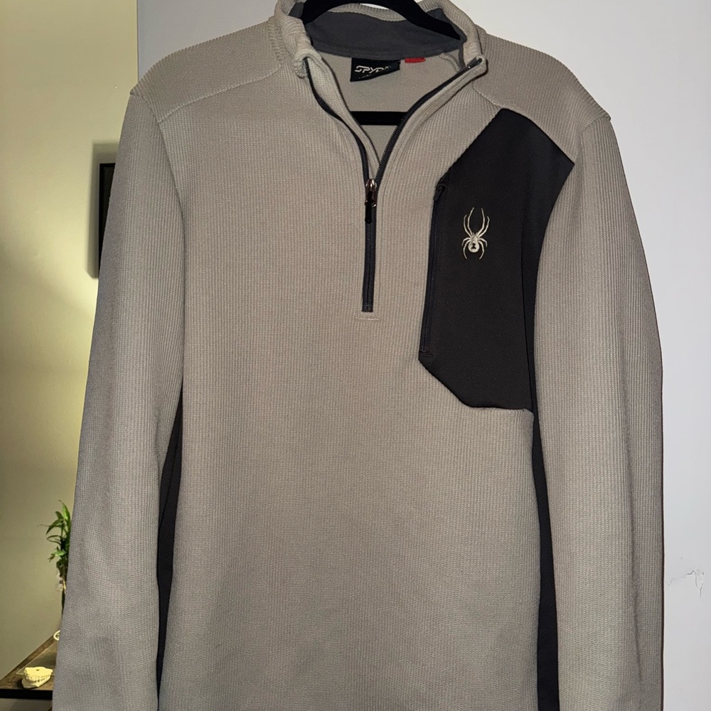 🕷️ Spyder Men’s 1/4 Zip Pullover Fleece – Size L